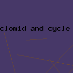 clomid and cycle day 1 5
